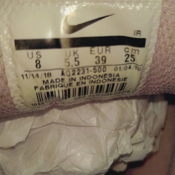 Nike Air Max Oketo Women's Lavender Sneakers - Size 8 - Picture 7 of 7